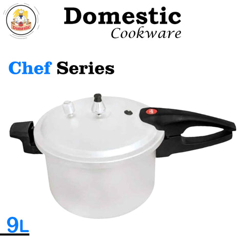Domestic Chef Series Aluminum Pressure Cooker- (5,7,9,11 Litre)